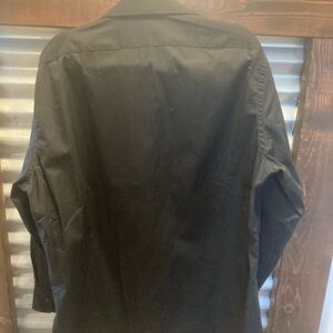 Madison Black Dress Shirt Classic Design button downs collar excellen condition
